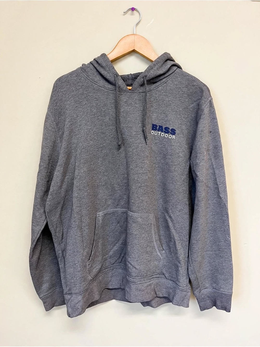 Bass Outdoor Gray Pullover Hoodie